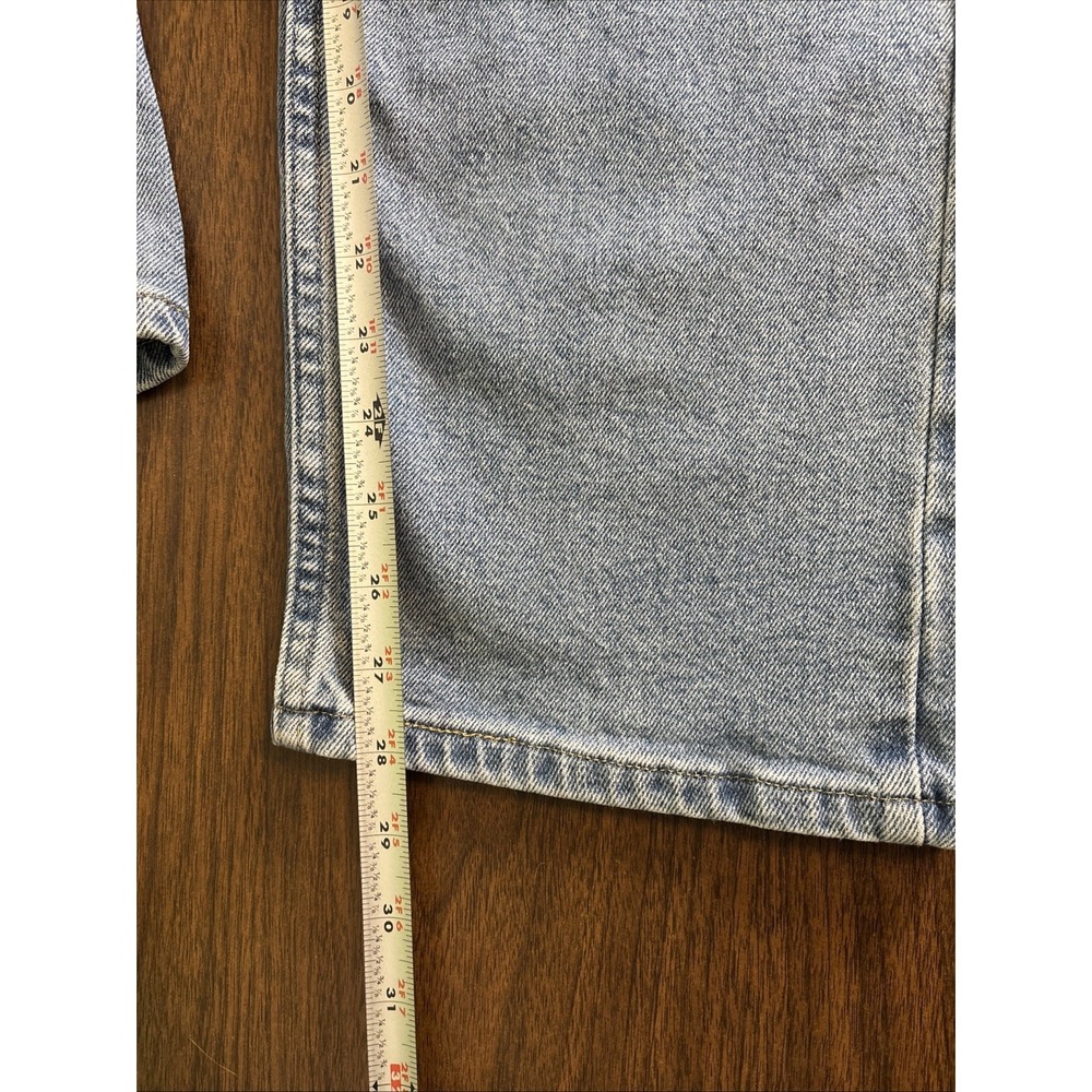 Wrangler Jeans Men's 38X30 Blue Denim Cowboy Cut Western Straight Leg Light Wash - Picture 11 of 12
